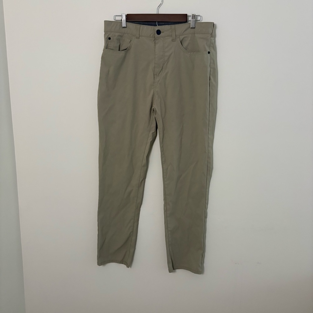 Members Mark Men’s Denali Khaki Pants Lightweight 32” X 28.5 Hiking Work